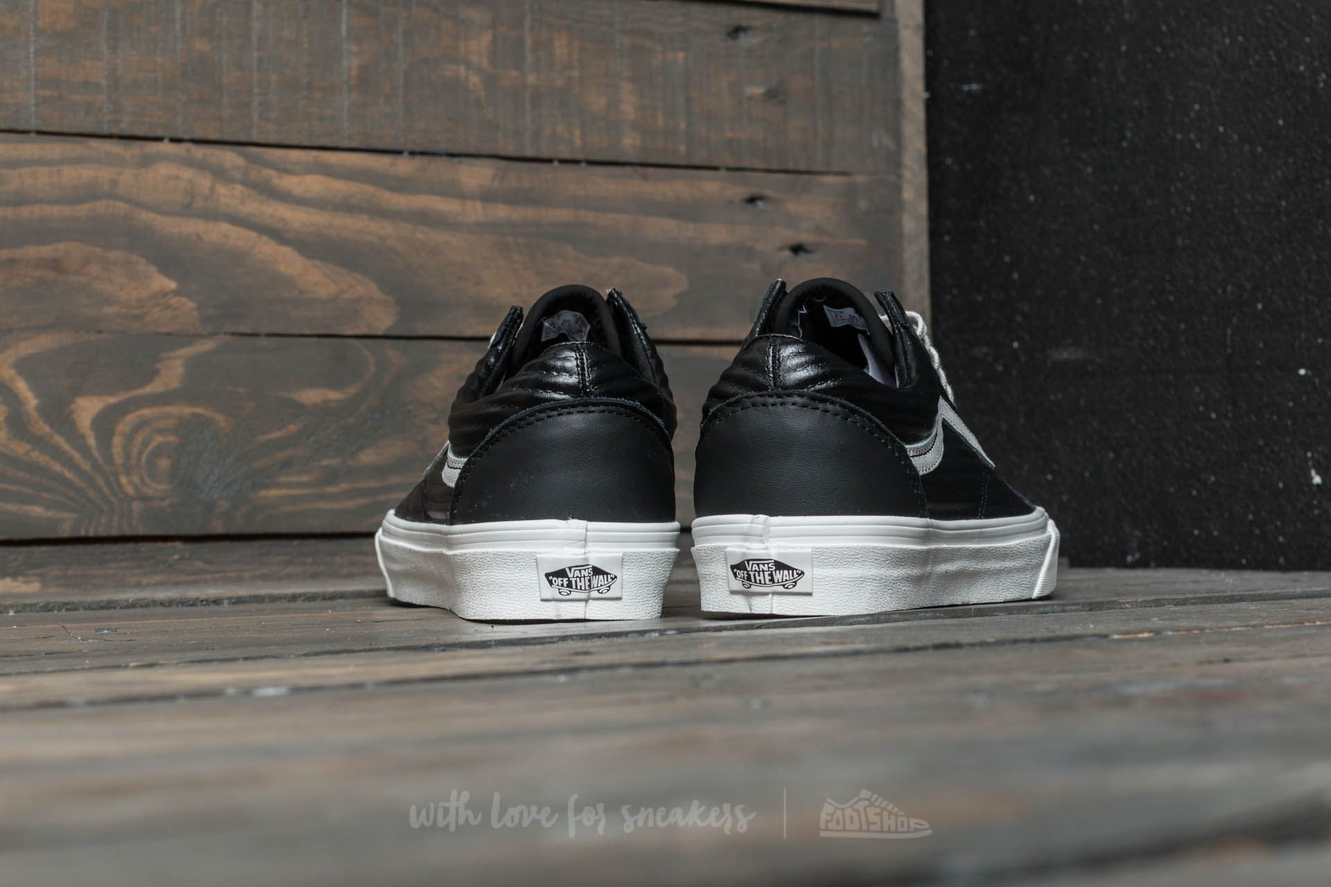 Vans old skool moto sales leather