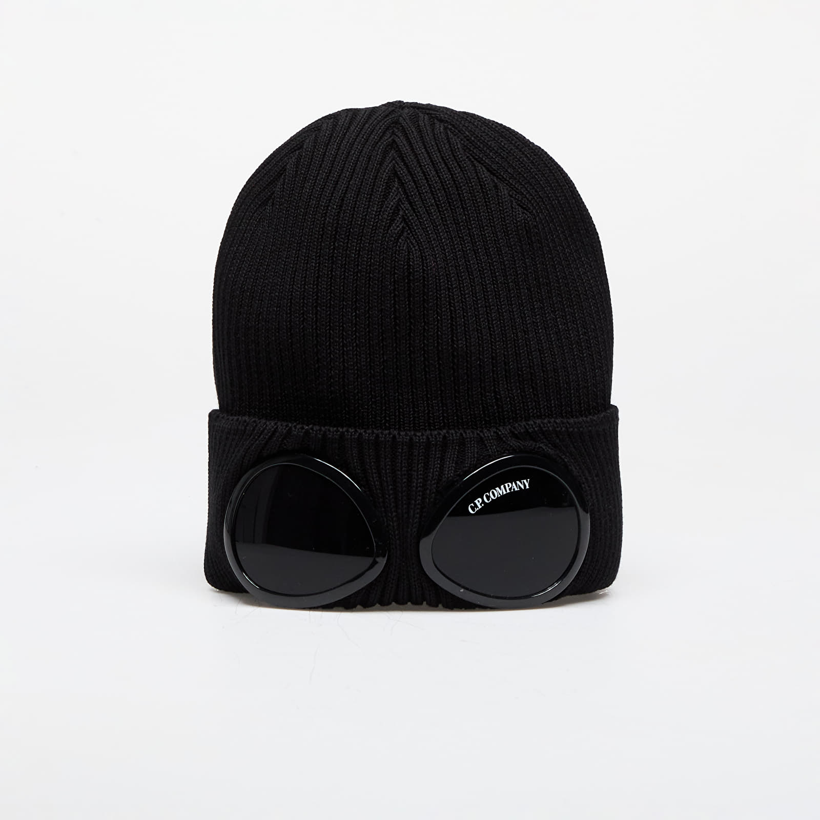 Bonnets et casquettes C.P. Company Cotton Goggle Beanie Black