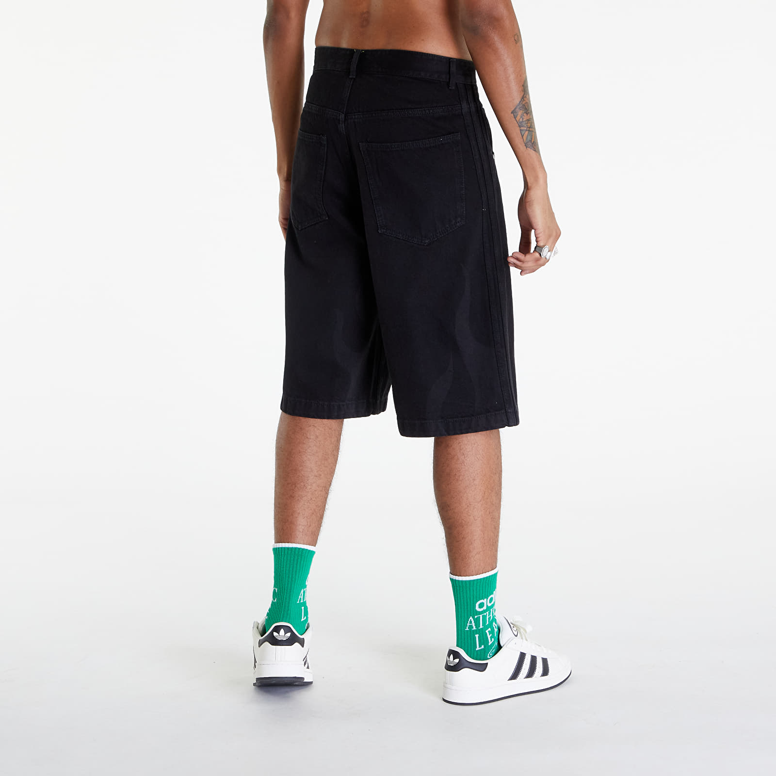 Pantaloncini adidas Flames Denim Short Medium Black Denim