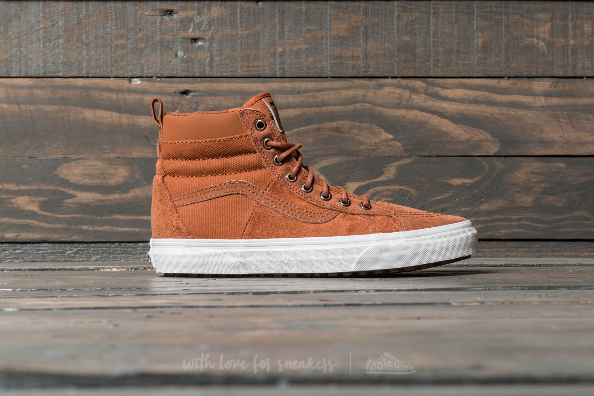 Men s shoes Vans SK8 Hi 46 MTE DX MTE Glazed Ginger Flannel Footshop