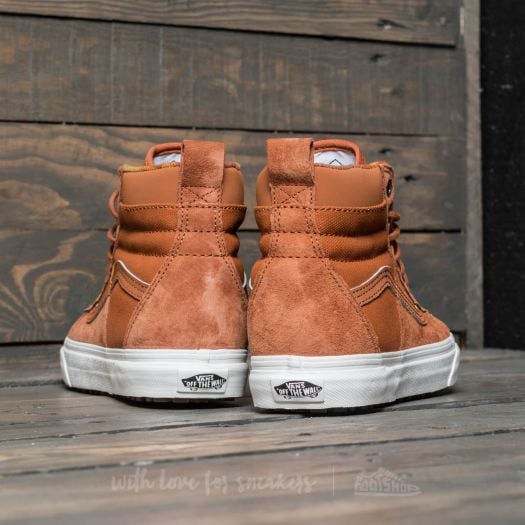 Men s shoes Vans SK8 Hi 46 MTE DX MTE Glazed Ginger Flannel Footshop