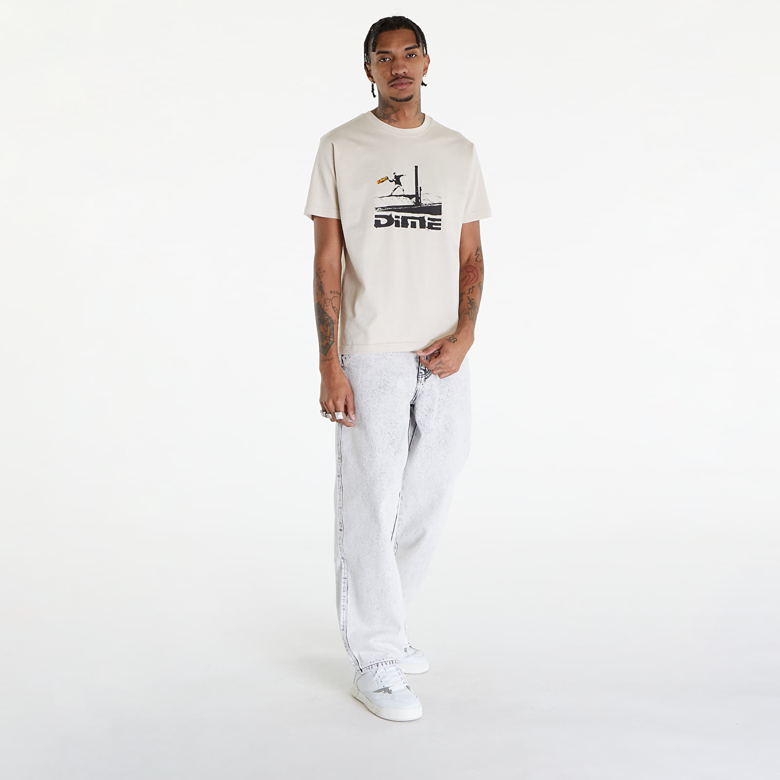 Koszulki Dime Banky T-Shirt UNISEX Fog