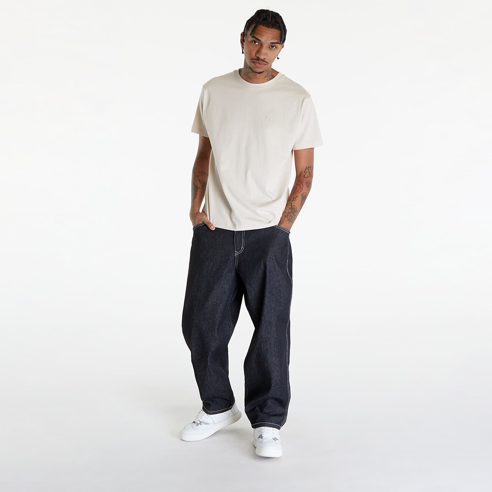 T-shirts Dime Classic Small Logo T-Shirt UNISEX Fog | Footshop