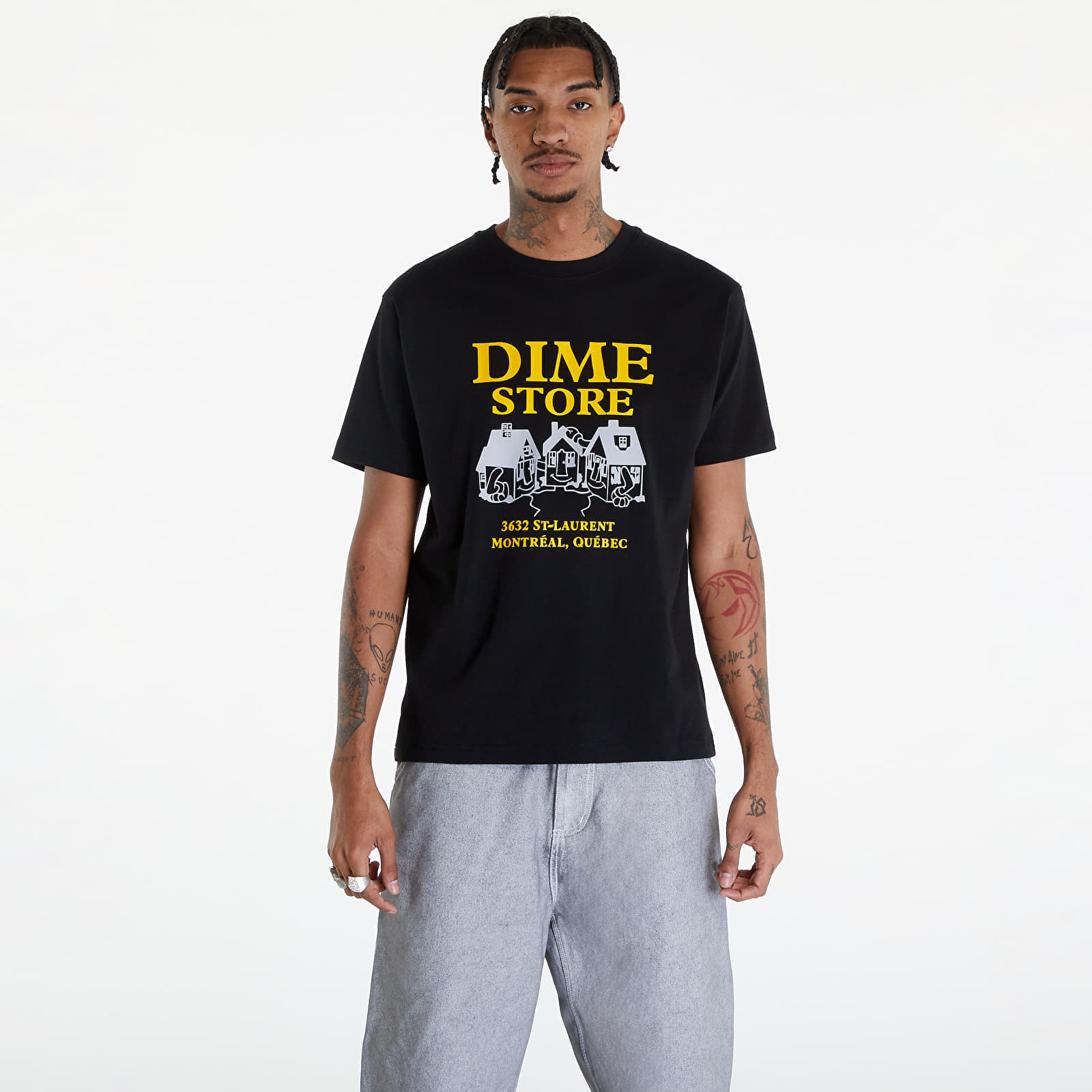 Тениски Dime Skateshop T-Shirt Black