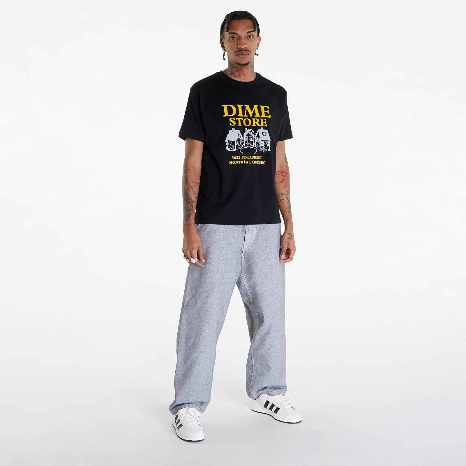 Marškinėliai Dime Skateshop T-Shirt UNISEX Black