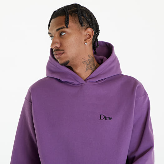 Hoodies and sweatshirts Dime Classic Small Logo Hoodie UNISEX Violet Footshop
