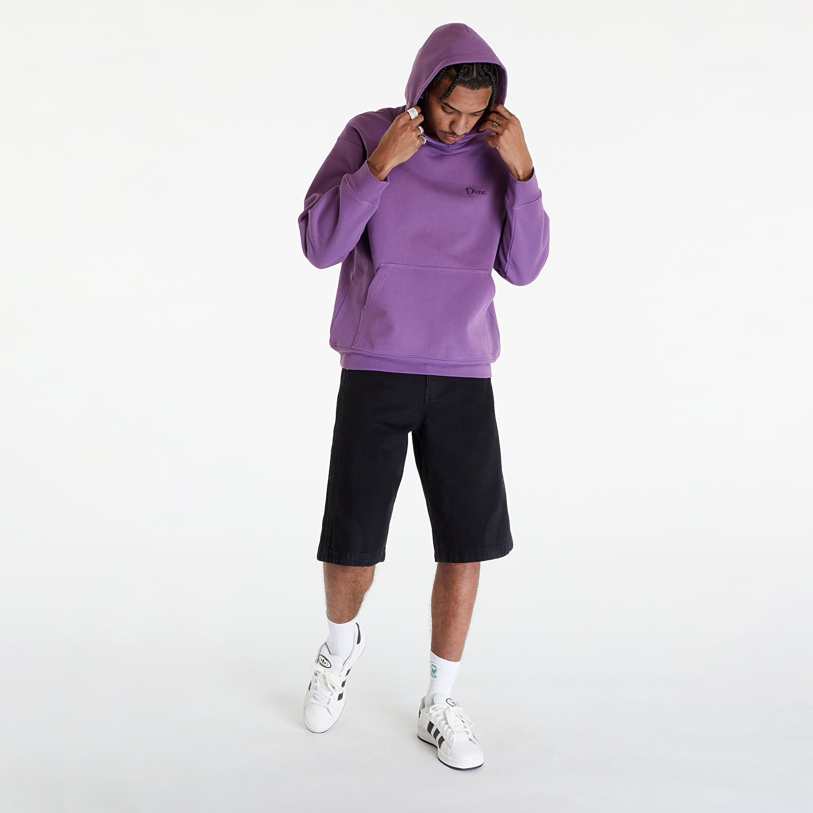 Kapucnis pulóverek és pulcsik Dime Classic Small Logo Hoodie UNISEX Violet