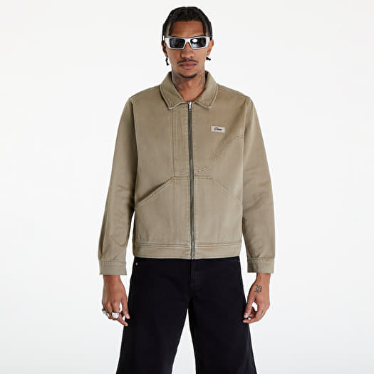 Jakke Dime Denim Twill Jacket UNISEX Khaki Washed