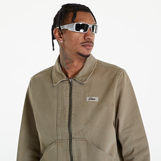 Jackets Dime Denim Twill Jacket UNISEX Khaki Washed Footshop
