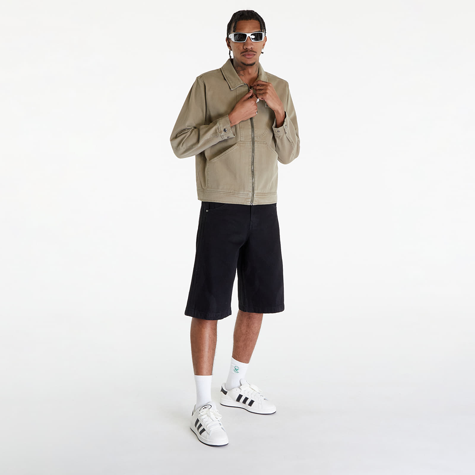 Jackets Dime Denim Twill Jacket UNISEX Khaki Washed Footshop