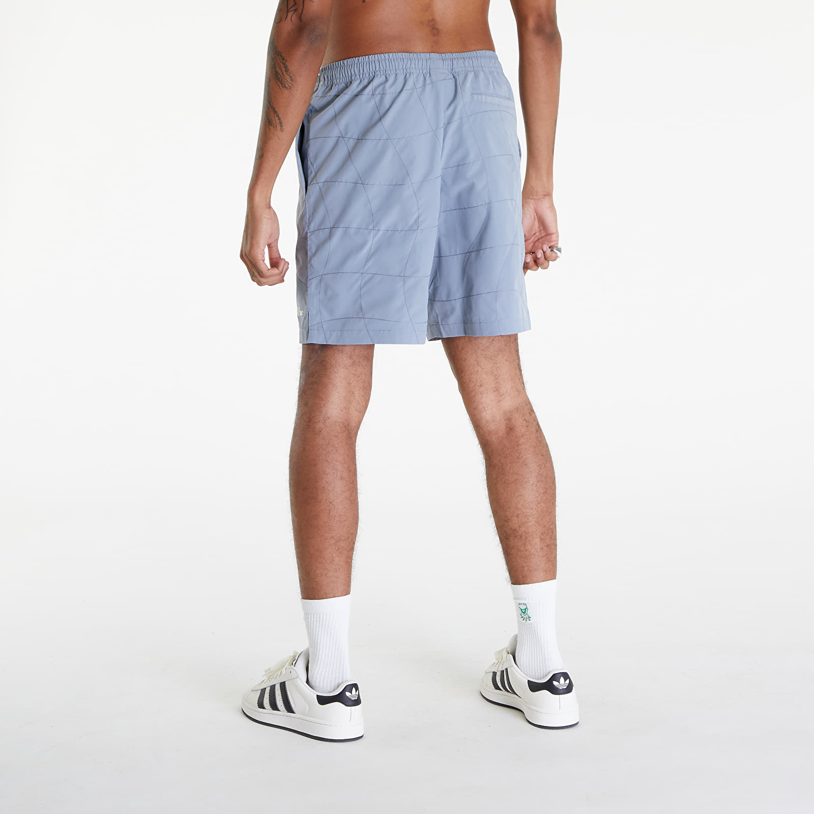 Kraťasy Dime Wave Quilted Shorts Cloud Blue