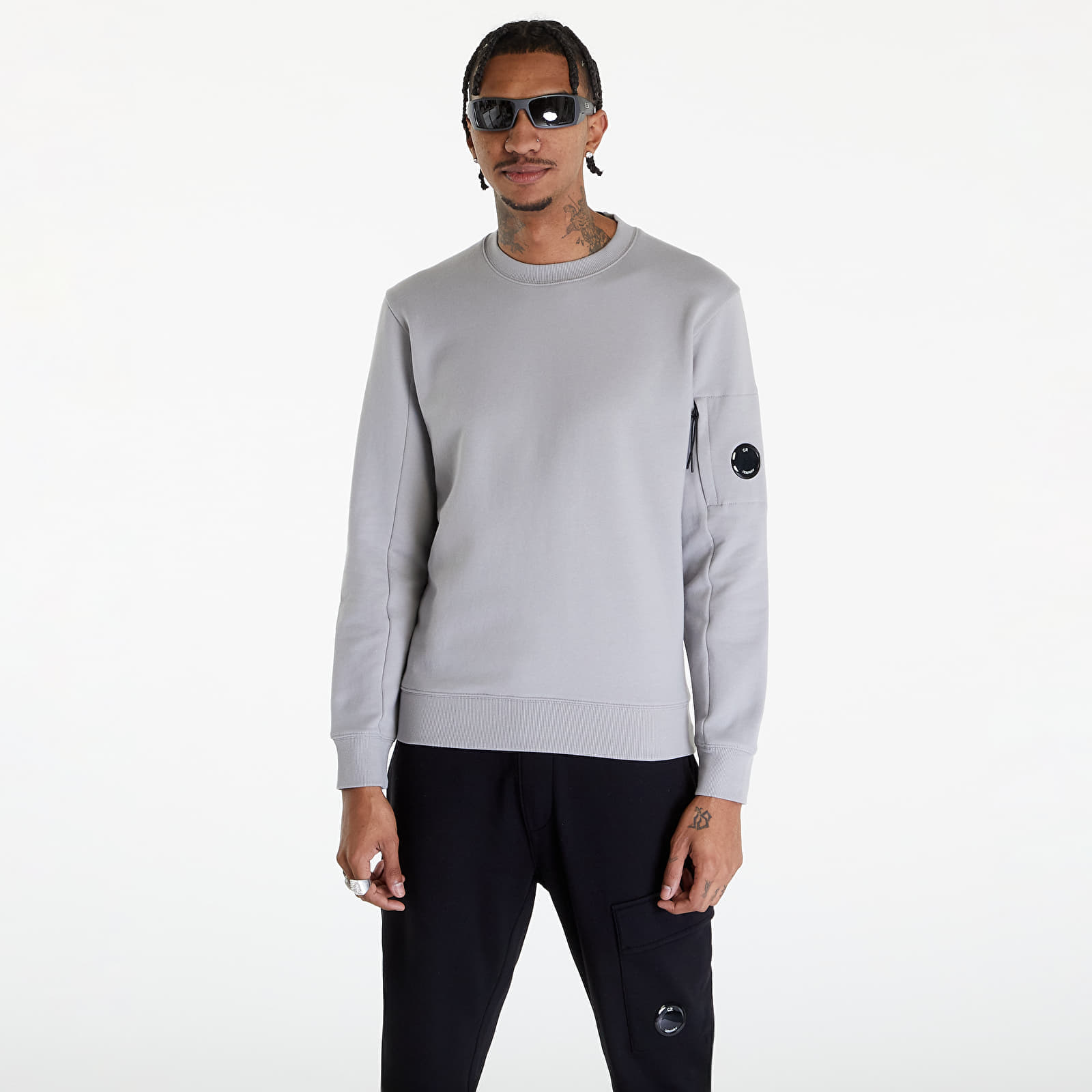 Суитшърти C.P. Company Diagonal Raised Sweatshirt Drizzle Grey