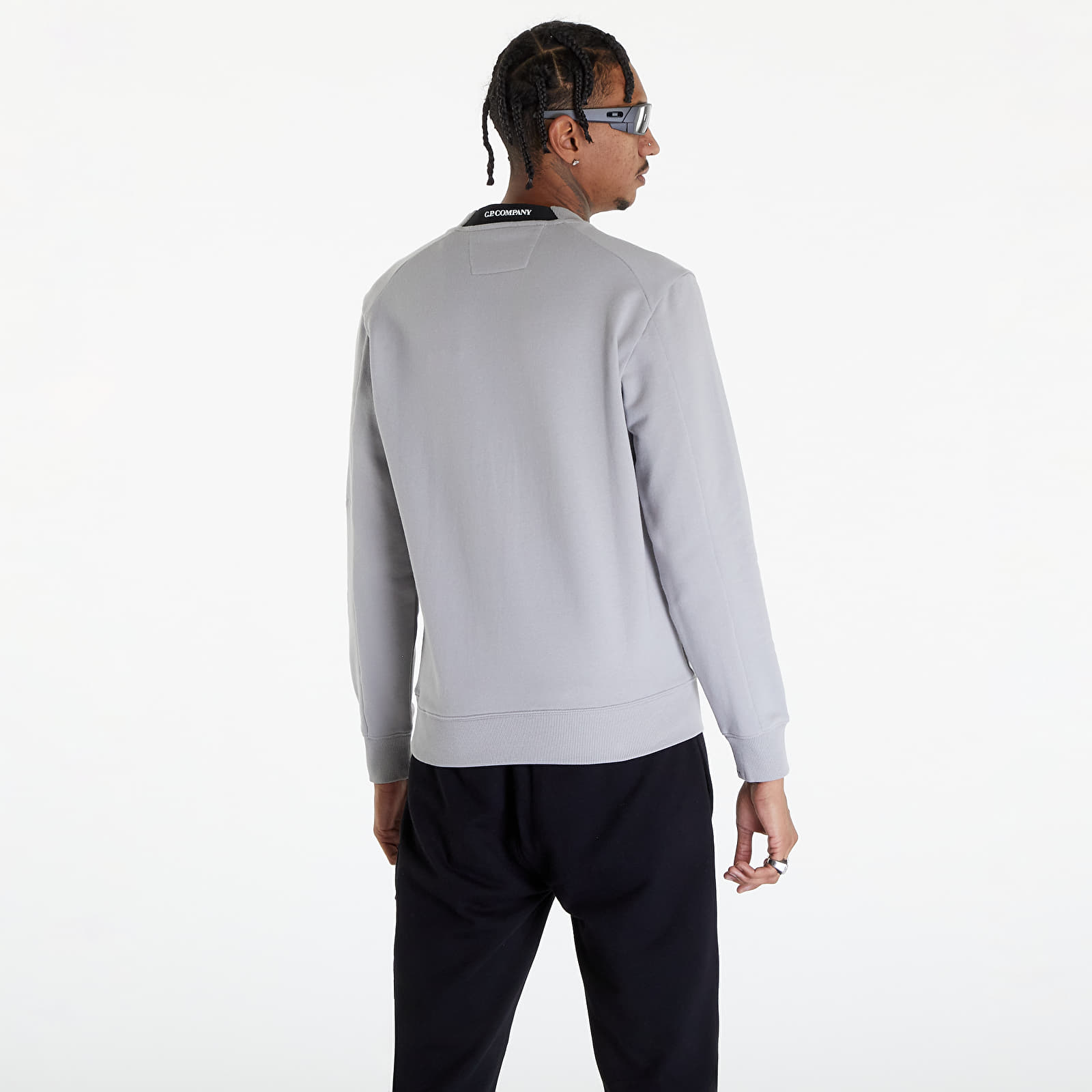 Hoodies en truien C.P. Company Diagonal Raised Sweatshirt Drizzle Grey