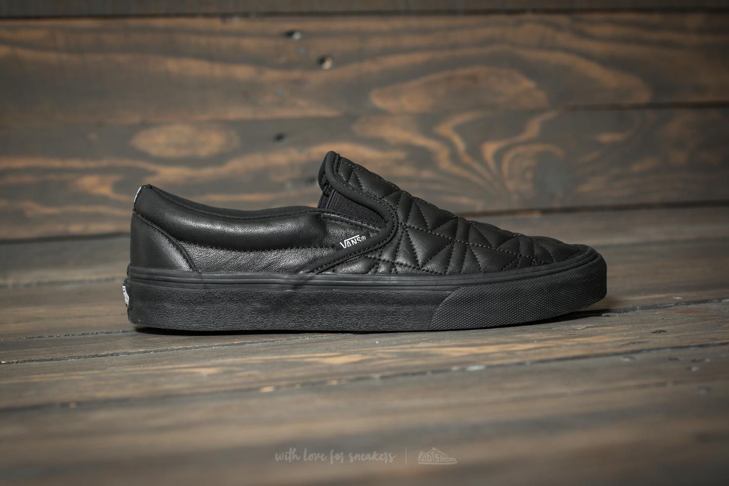Men s shoes Vans x Karl Lagerfeld Classic Slip On Black Kqult Footshop