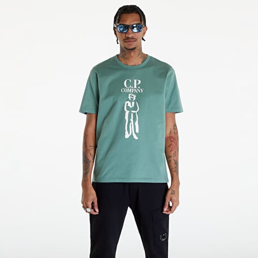 C.P. Company Mercerized Jersey Twisted British Sailor T shirt Green Bay Footshop