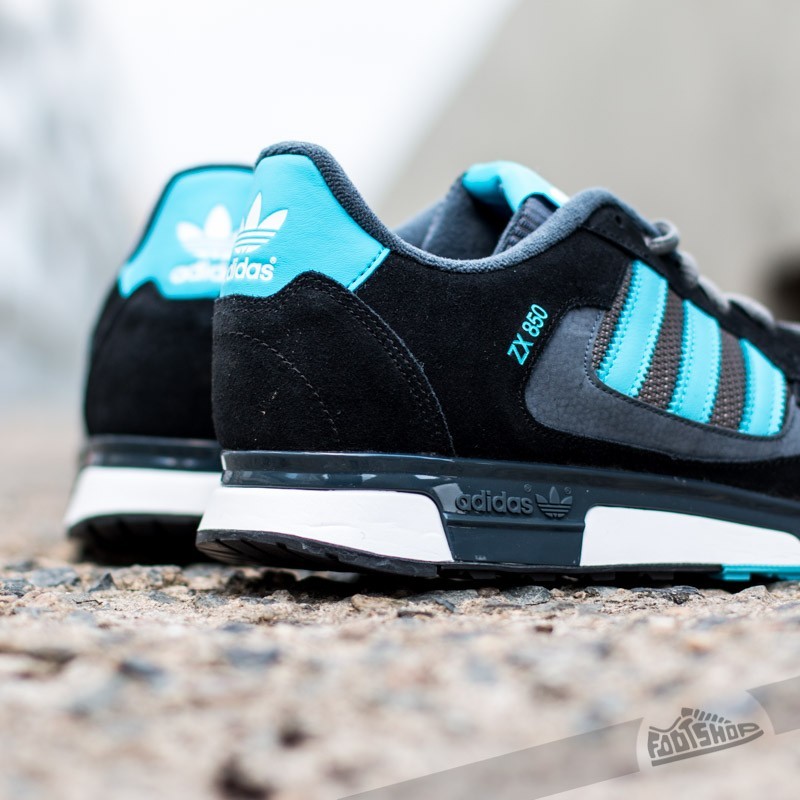 adidas ZX 850 Ash/Bright Cyan/Core Black | Footshop