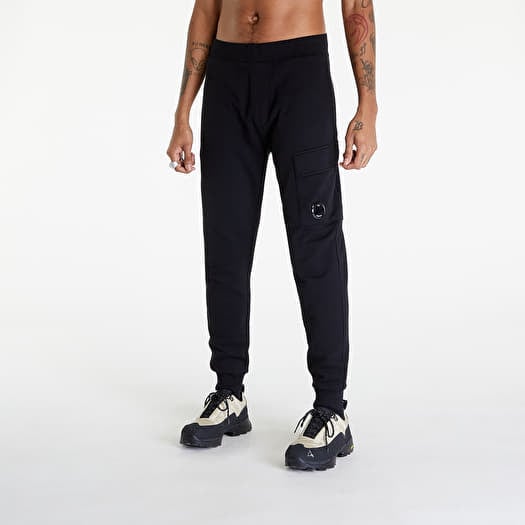 Jogger Pants C.P. Company Diagonal Raised Cargo Pants Black Footshop