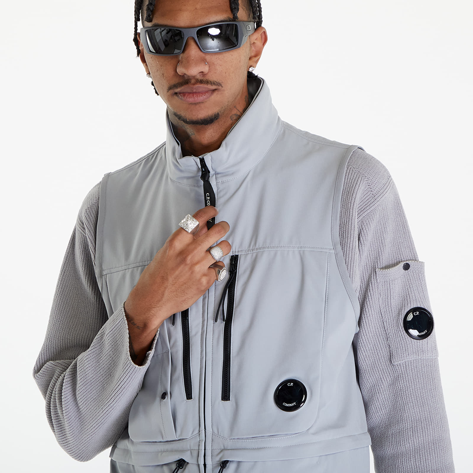 Елеци C.P. Company Vest Drizzle Grey