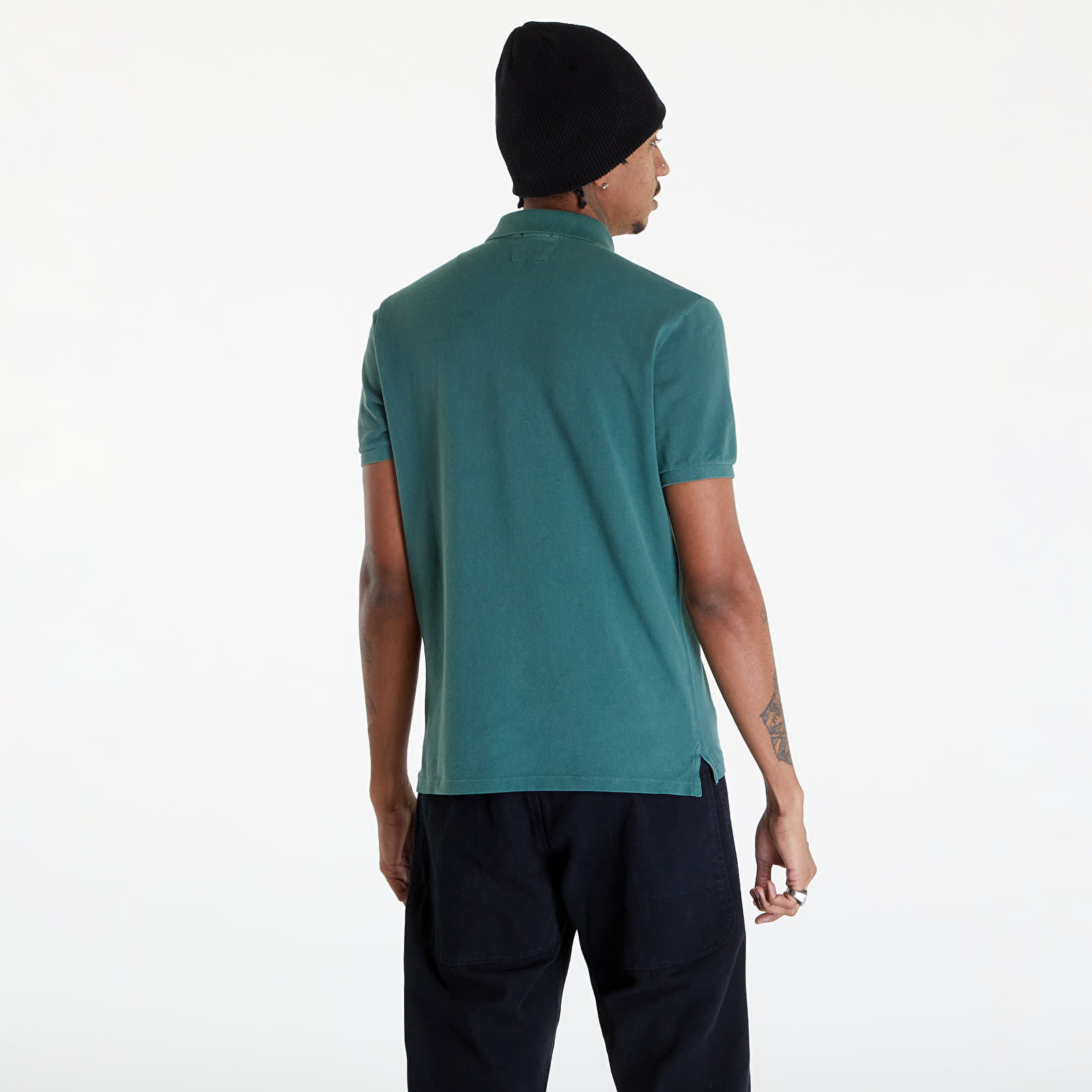Tričká C.P. Company Short Sleeve Polo T-Shirt Duck Green
