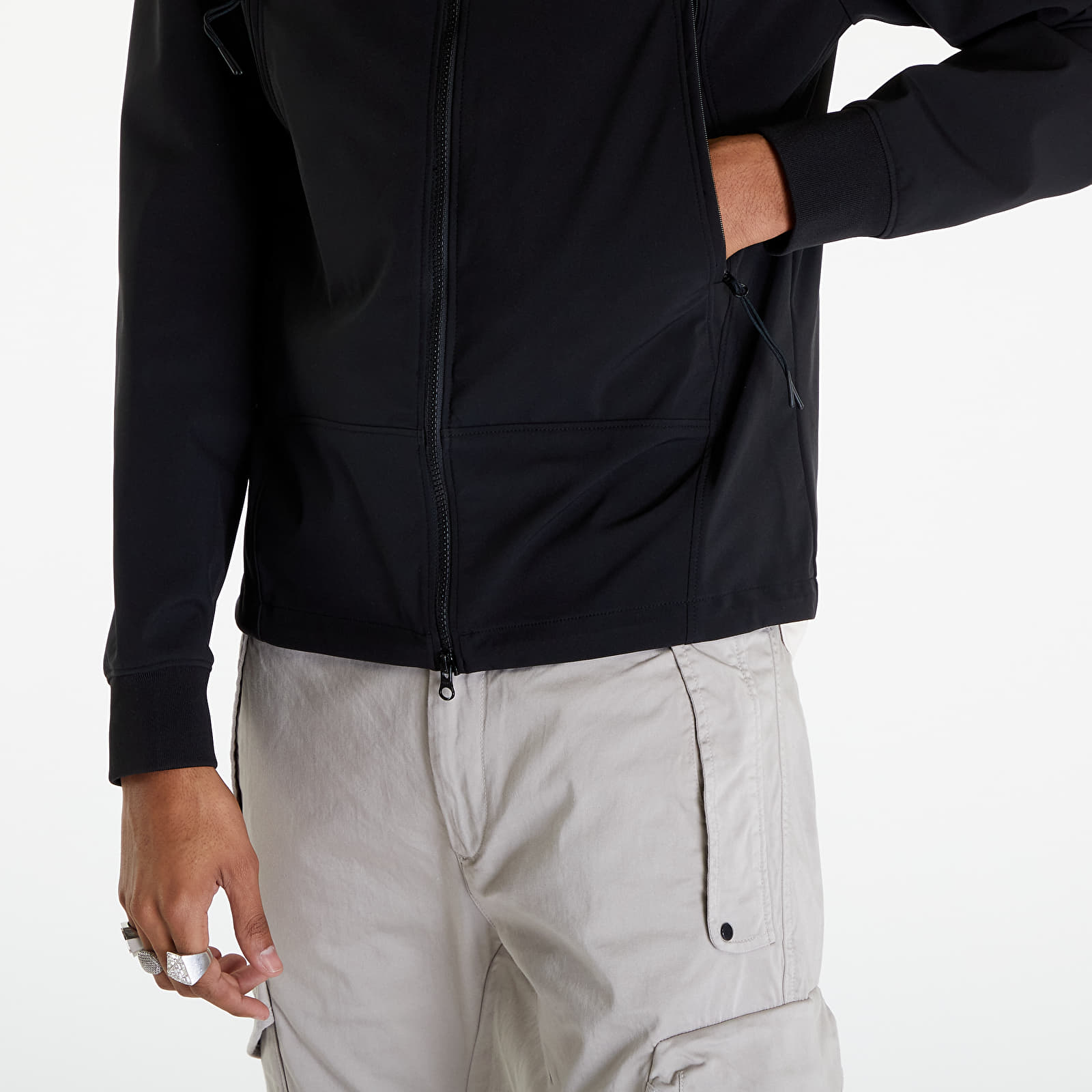 Kurtki C.P. Company Shell-R Goggle Jacket Black