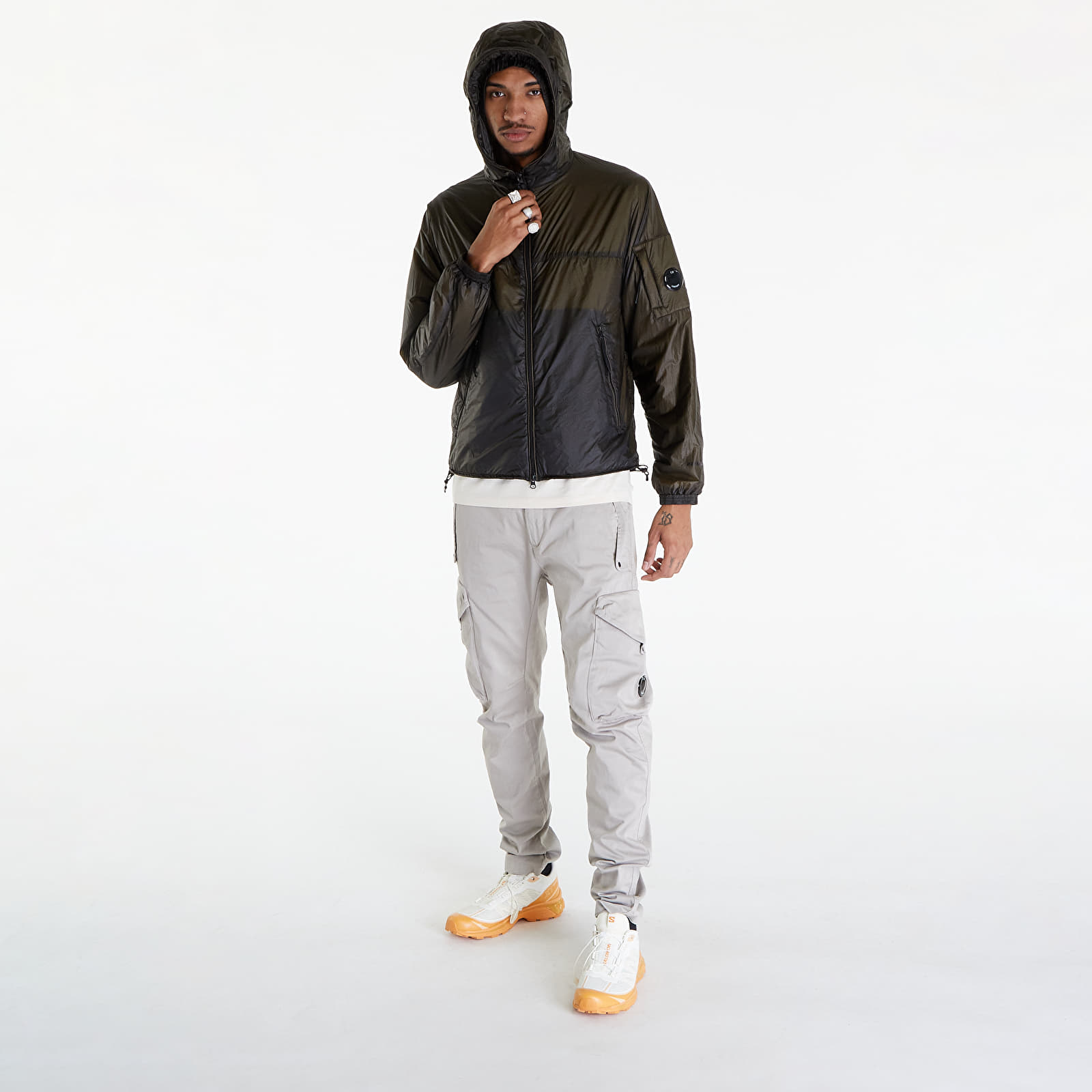 Jacken C.P. Company Nada Shell Hooded Jacket Ivy Green