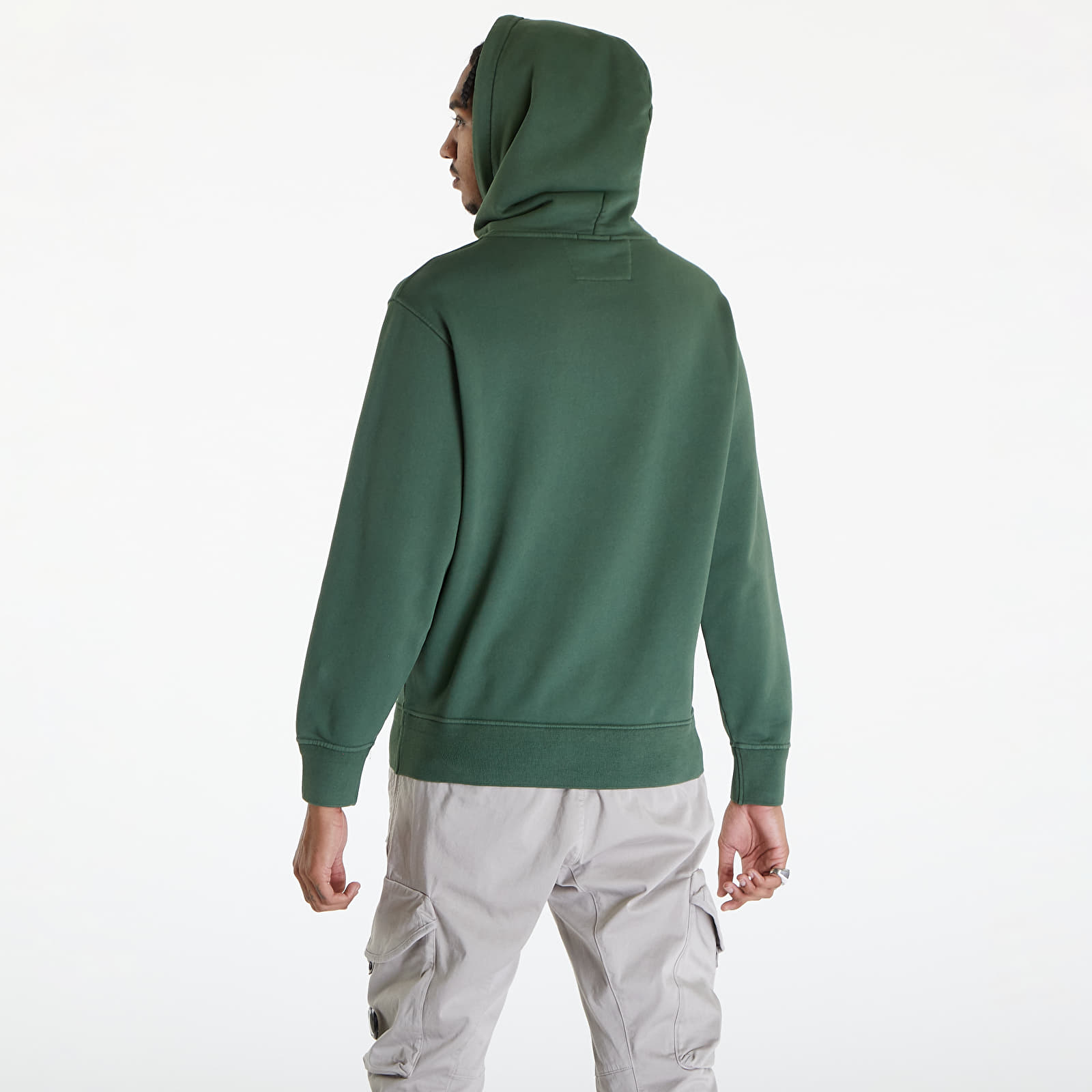Hoodies and sweatshirts  C.P. Company Cotton Diagonal Sweat Hoodie Duck Green