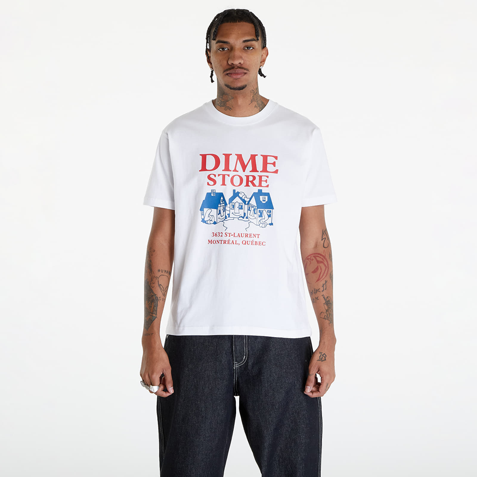 Тениски Dime Skateshop T-Shirt White