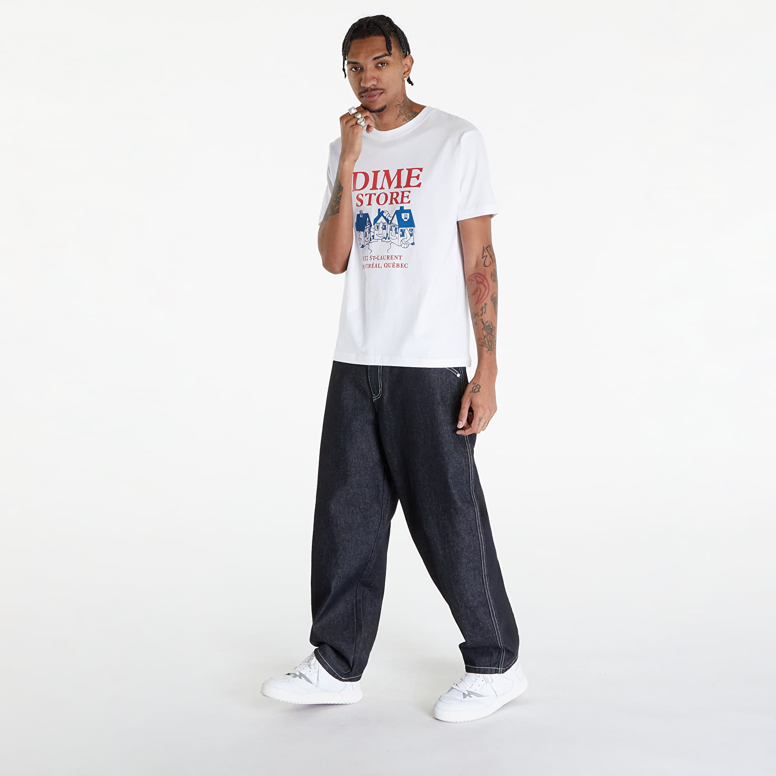 T-shirts Dime Skateshop T-Shirt UNISEX White