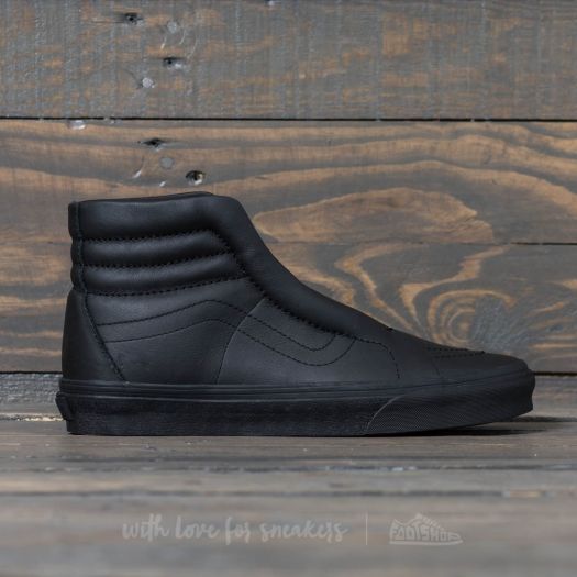 Black laceless vans discount