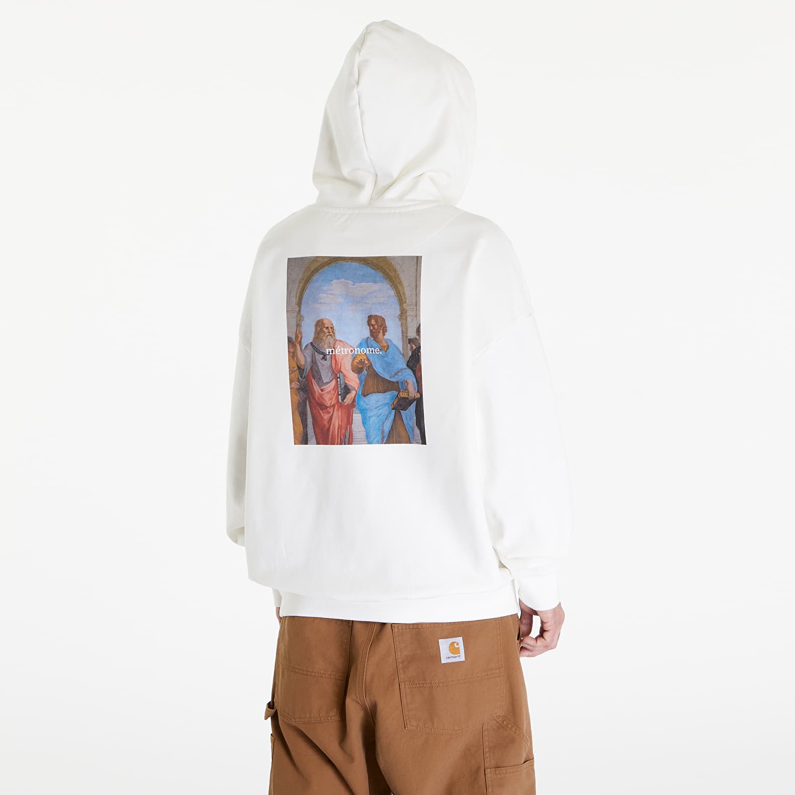 Mikiny FTSHP x Club De Sport Métronome Hoodie UNISEX Off White