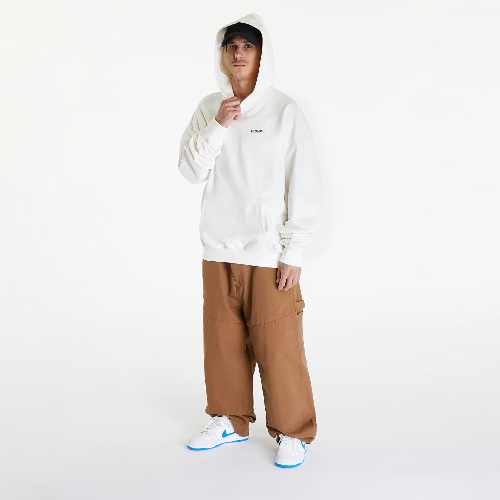 Mikiny FTSHP x Club De Sport Métronome Hoodie UNISEX Off White