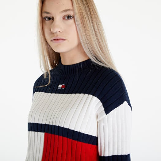 Perry colorblocked raglan sleeve sweater tommy hilfiger cheap