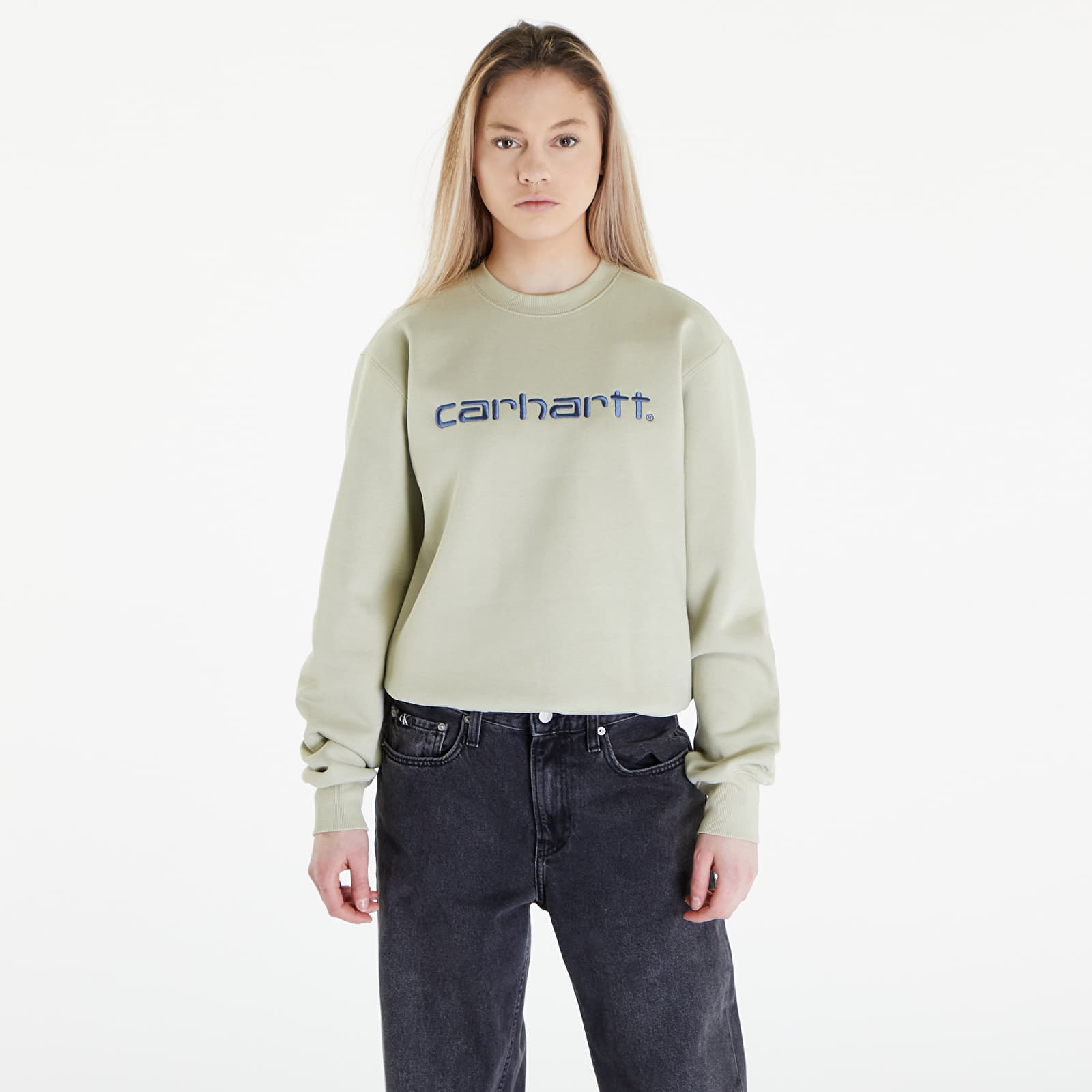 Bluzy Carhartt WIP Sweatshirt UNISEX Beryl/ Sorrent