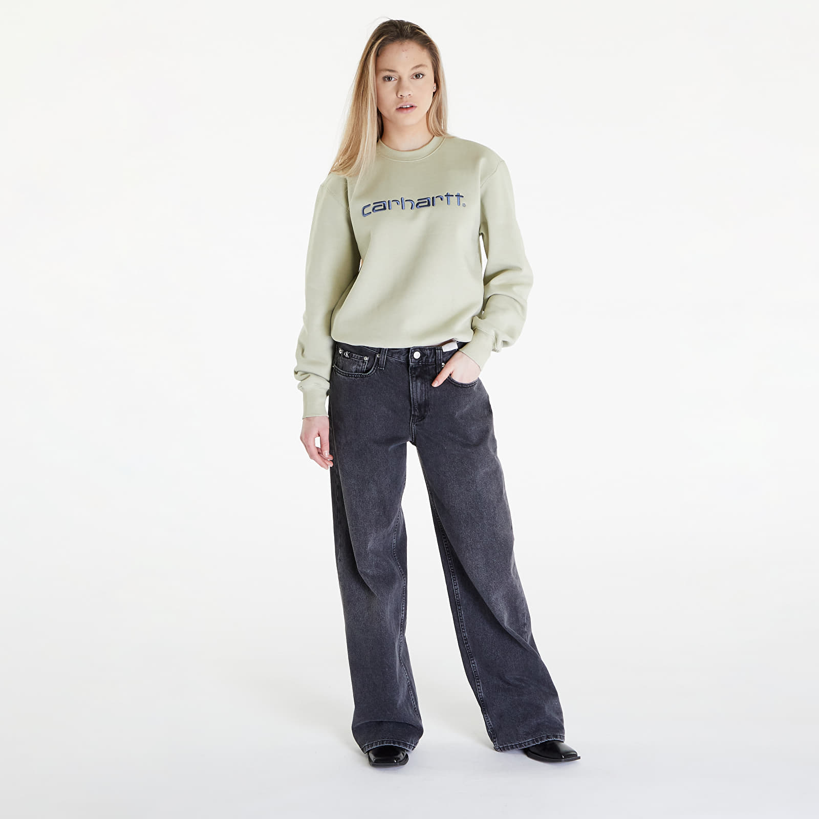 Bluzy Carhartt WIP Sweatshirt UNISEX Beryl/ Sorrent