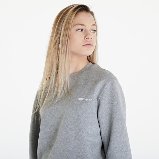Carhartt wip script embroidery sweatshirt outlet