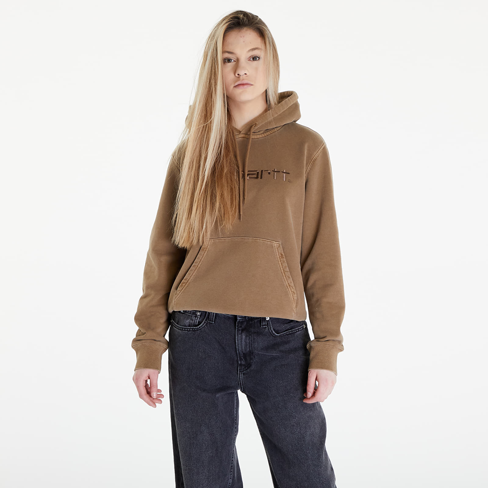 Hanorac Carhartt WIP Duster Hoodie UNISEX Lumber Garment Dyed - 1 | YEO