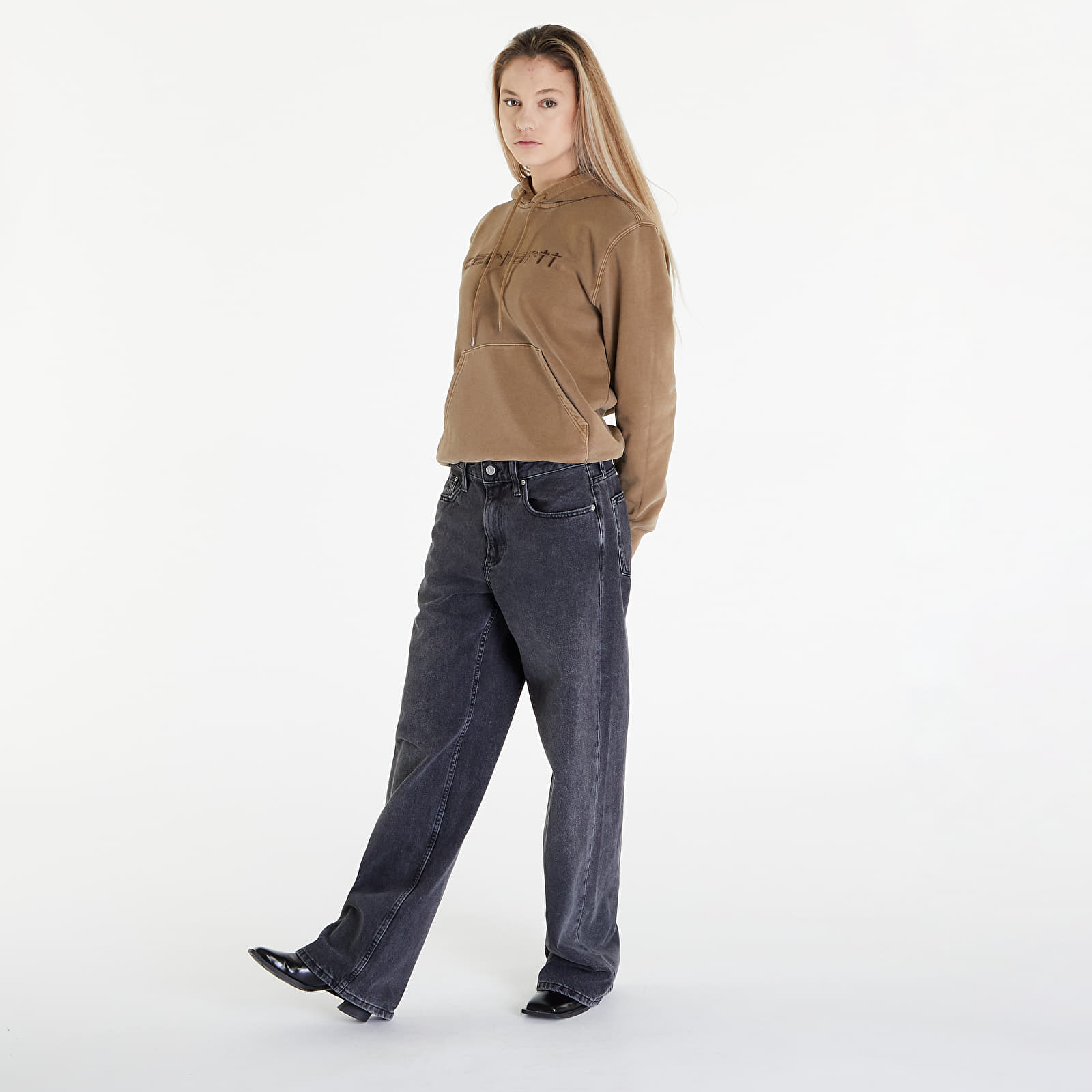 Hanorace Carhartt WIP Duster Hoodie UNISEX Lumber Garment Dyed