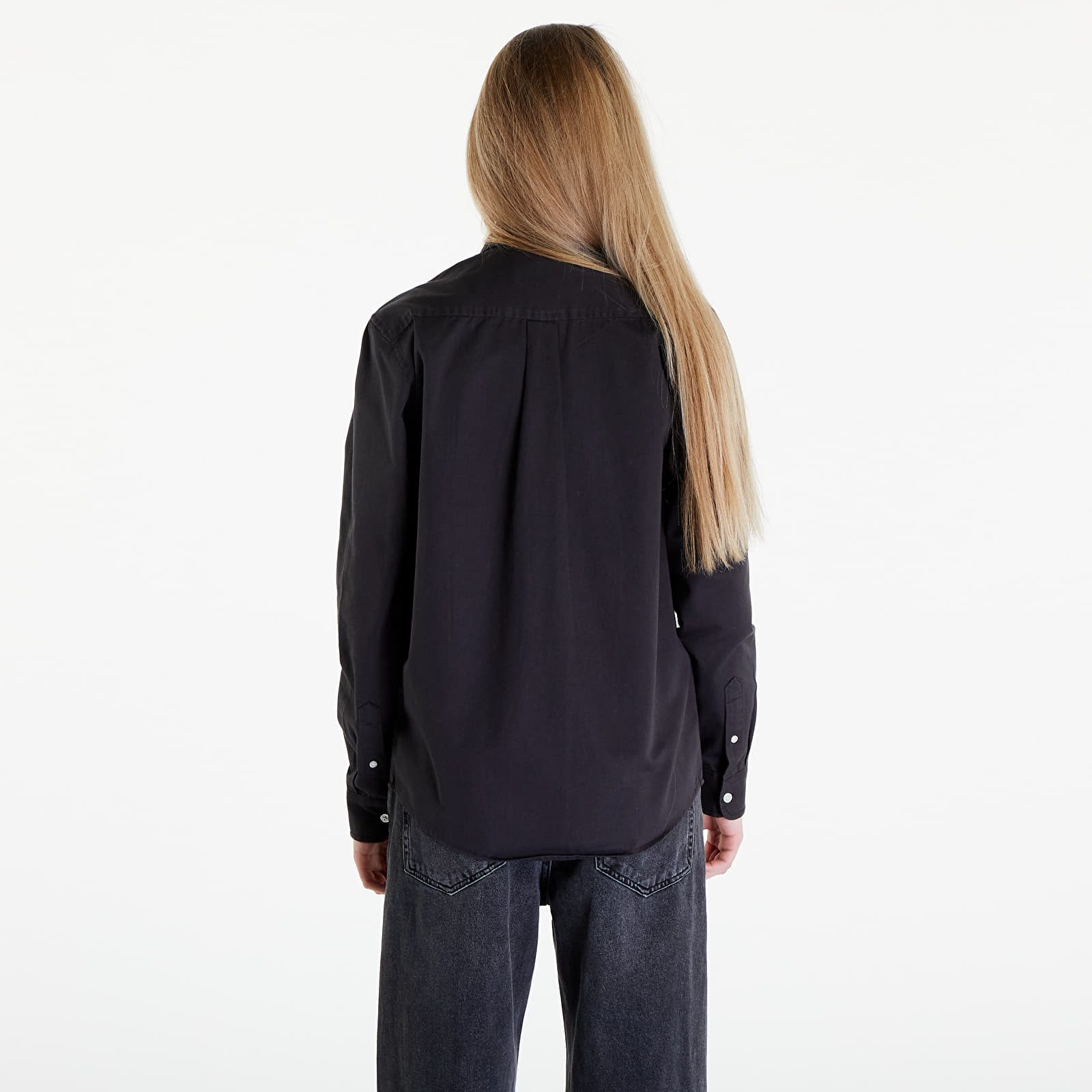 Shirts Carhartt WIP Long Sleeve Madison Shirt UNISEX Charcoal/ White