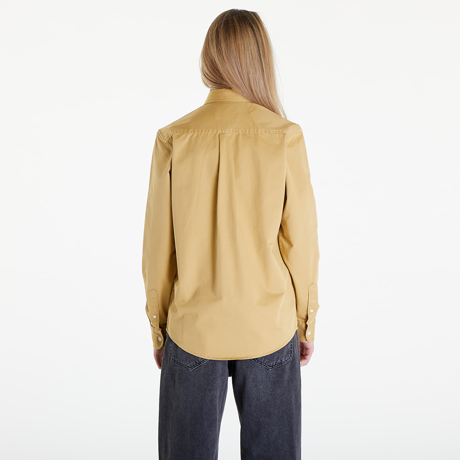 Skjorter Carhartt WIP Long Sleeve Madison Shirt UNISEX Bourbon/ White