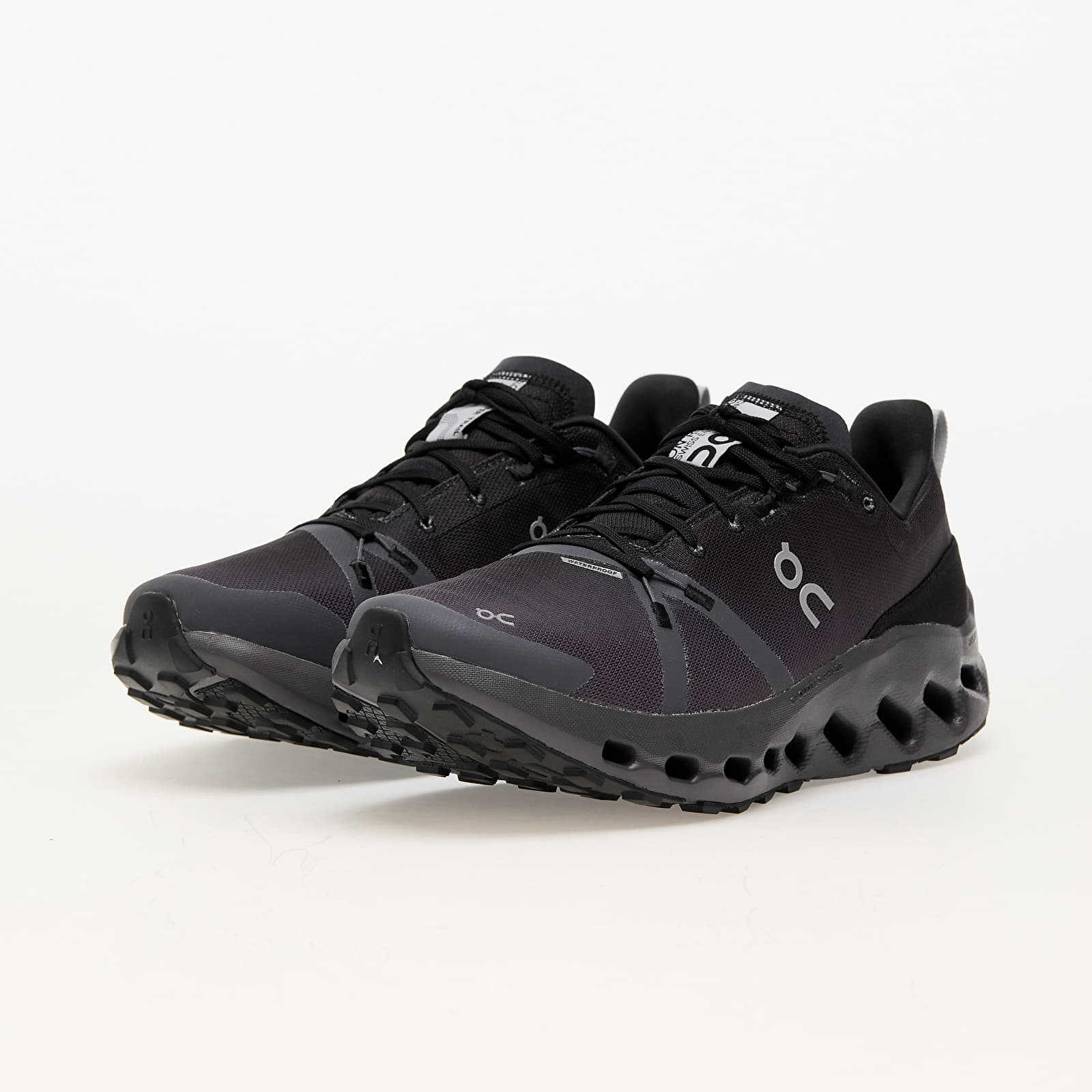 Férfi cipők On M Cloudsurfer Trail Wp Black/ Eclipse