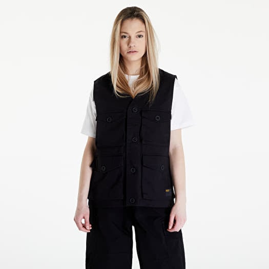 Vests Carhartt WIP Unity Vest UNISEX Black Heavy Enzyme Wash Footshop