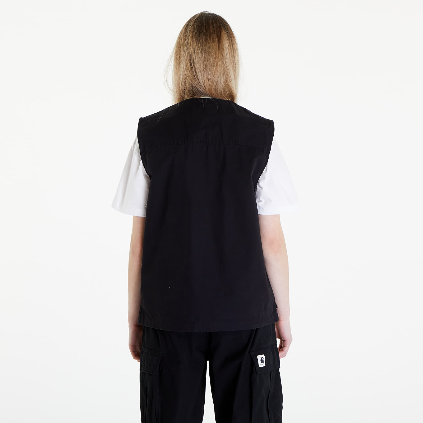 Coletes Carhartt WIP Unity Vest UNISEX Black Heavy Enzyme Wash