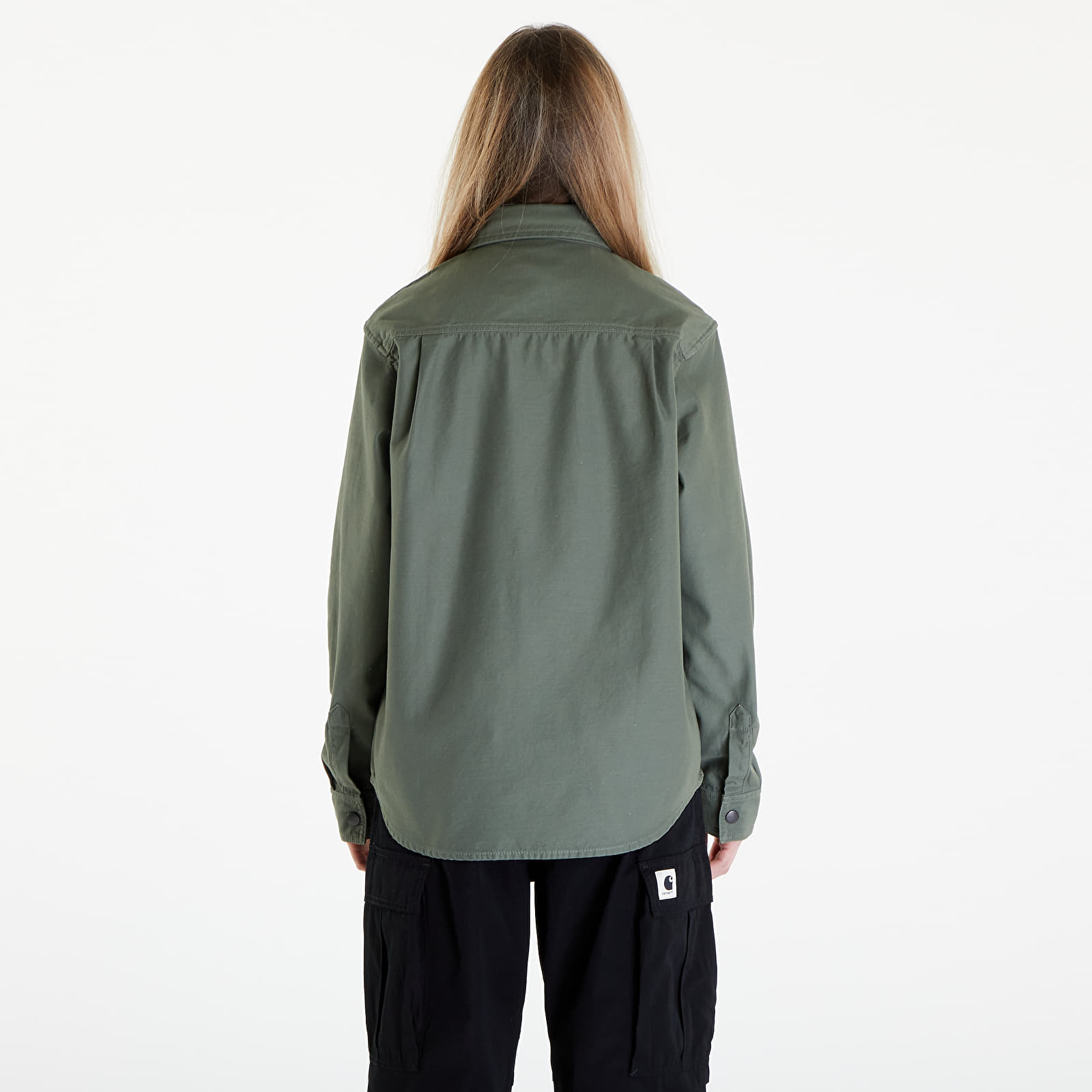 Hemden Carhartt WIP Hayworth Shirt Jacket UNISEX Dollar Green Rinsed