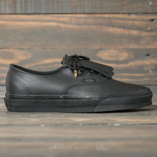 Vans femme cuir noir store
