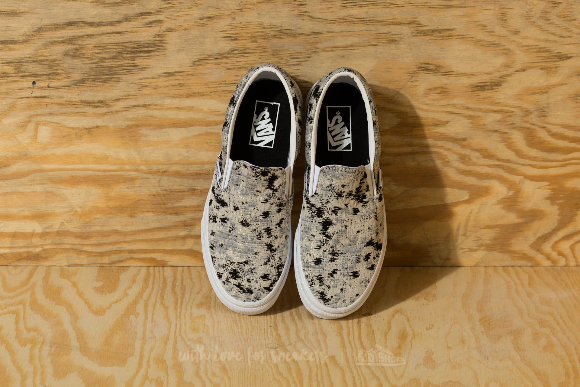Vans slip on italian weave top