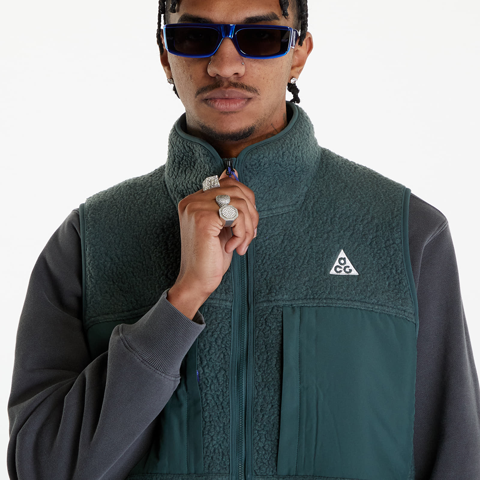 Vesty Nike ACG "Arctic Wolf" Men's Vest Vintage Green/ Vintage Green/ Summit White