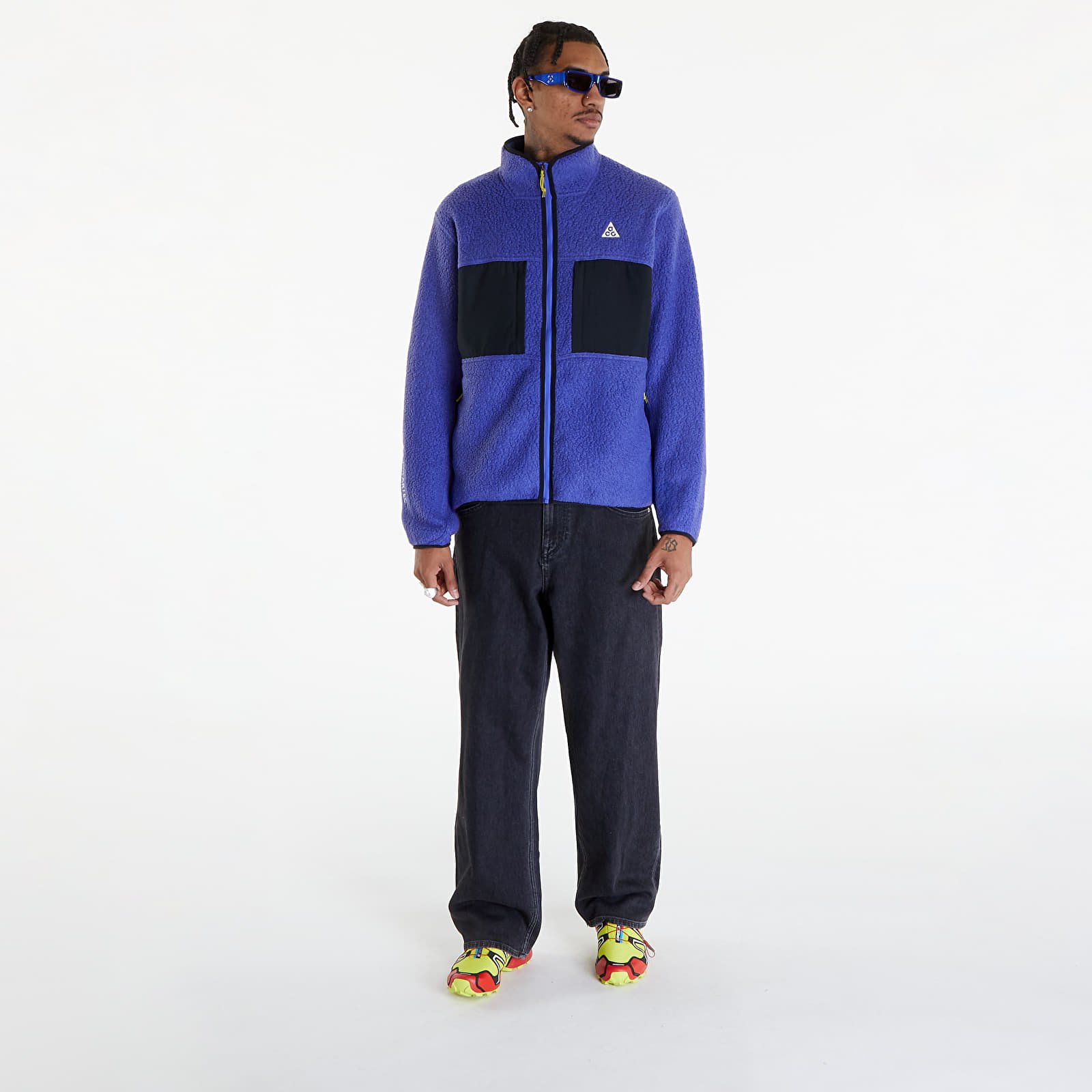 Kapucnis pulóverek és pulcsik Nike ACG "Arctic Wolf" Men's Full-Zip Top Persian Violet/ Black/ Summit White