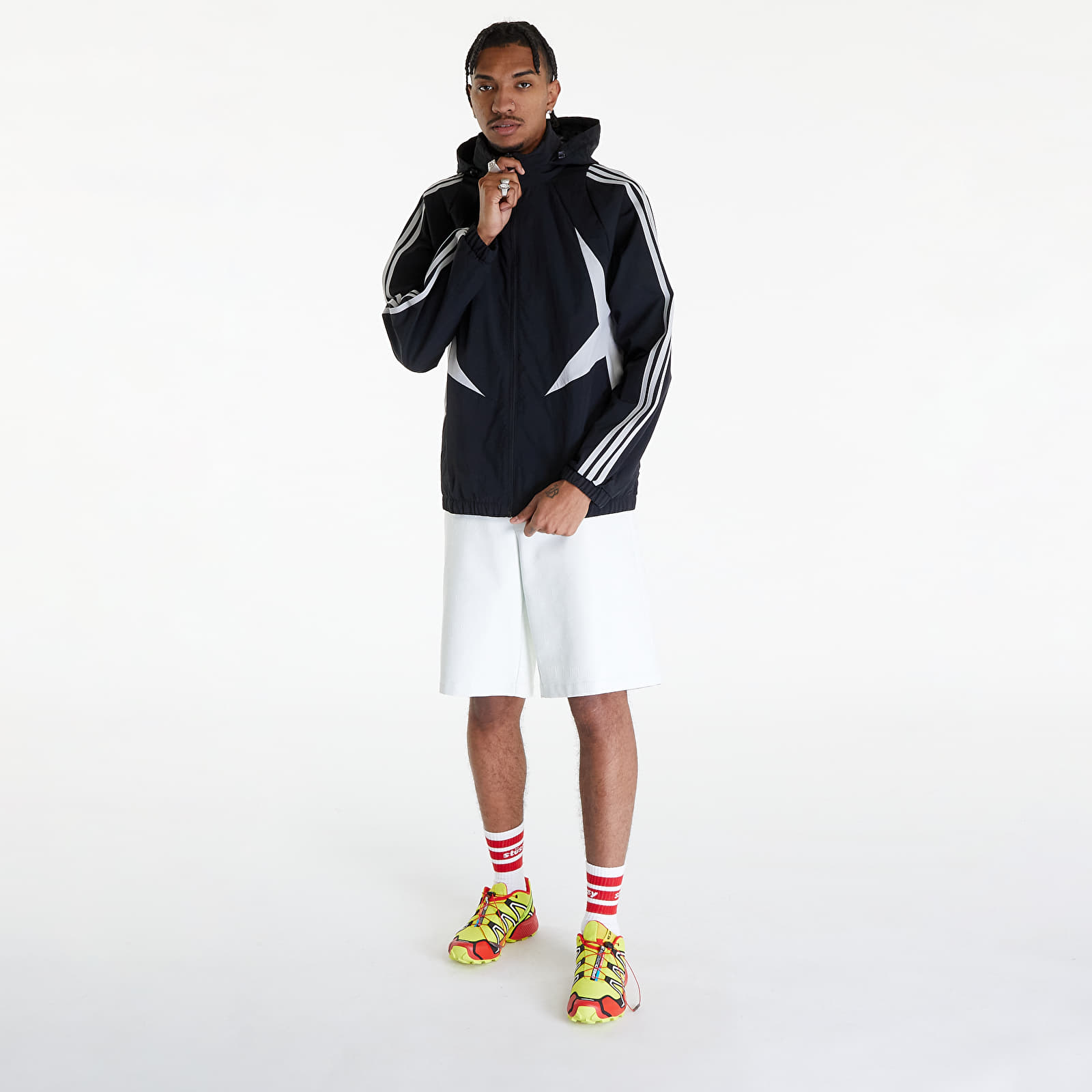 Kurtki wiatrówki adidas Climacool Track Top Black
