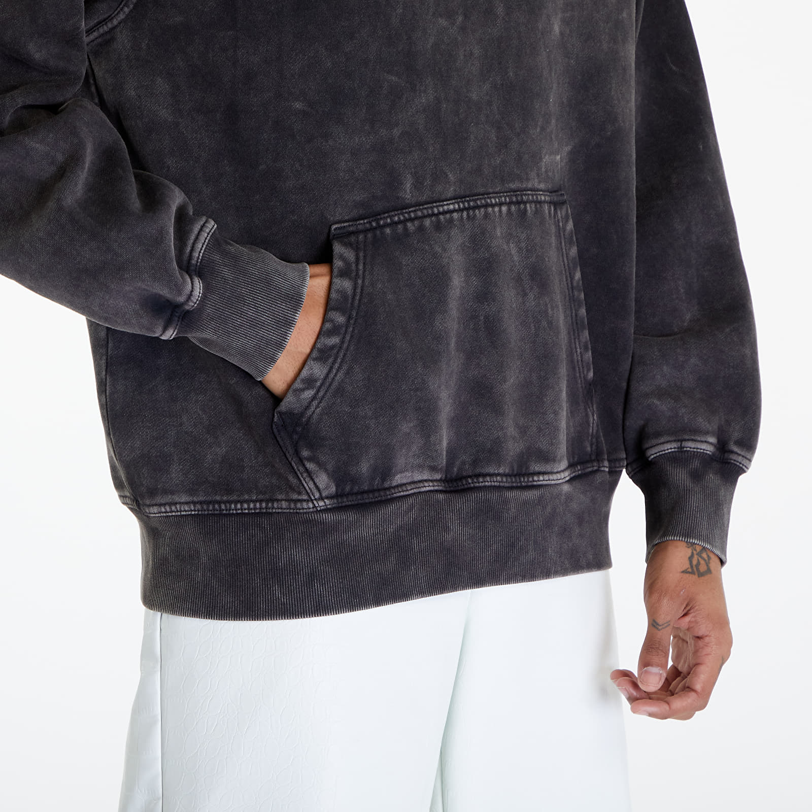 Суичърти Dickies Newington Hoodie Dble Dye/ Acid Wash Black