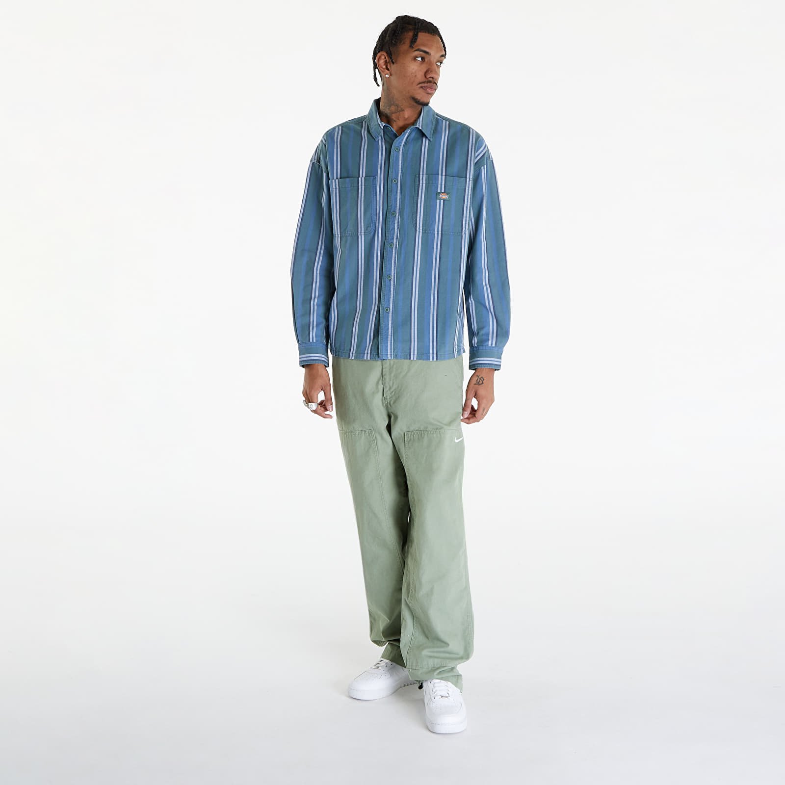 Košile Dickies Glade Spring Long Sleeve Shirt Coronet Blue